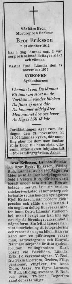 eriksson, bror