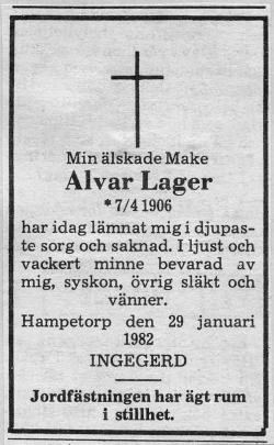 lager, alvar