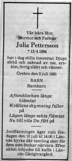 pettersson, julia