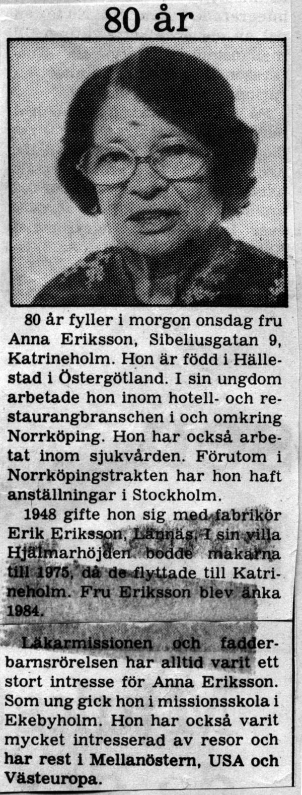 anna eriksson