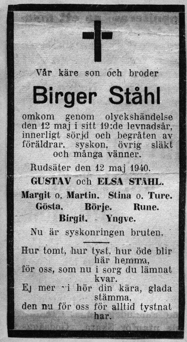 birger ståhl d