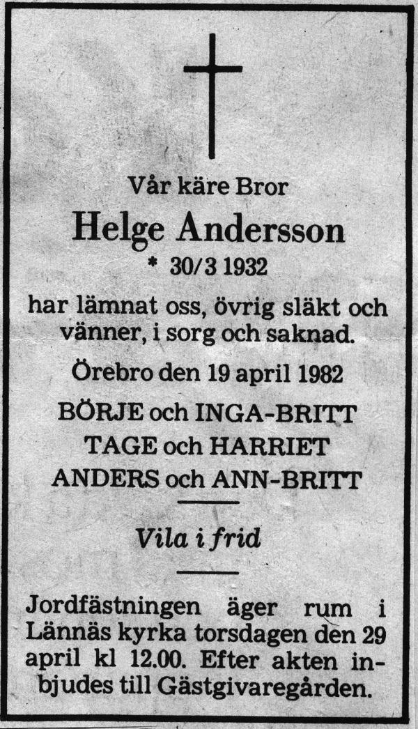 helge andersson